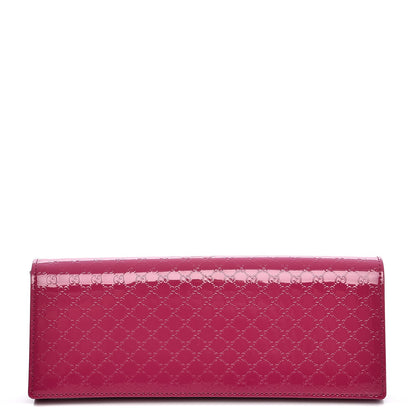 Gucci Patent Microguccissima Small Broadway Clutch Peonia Flower 1 of 9
