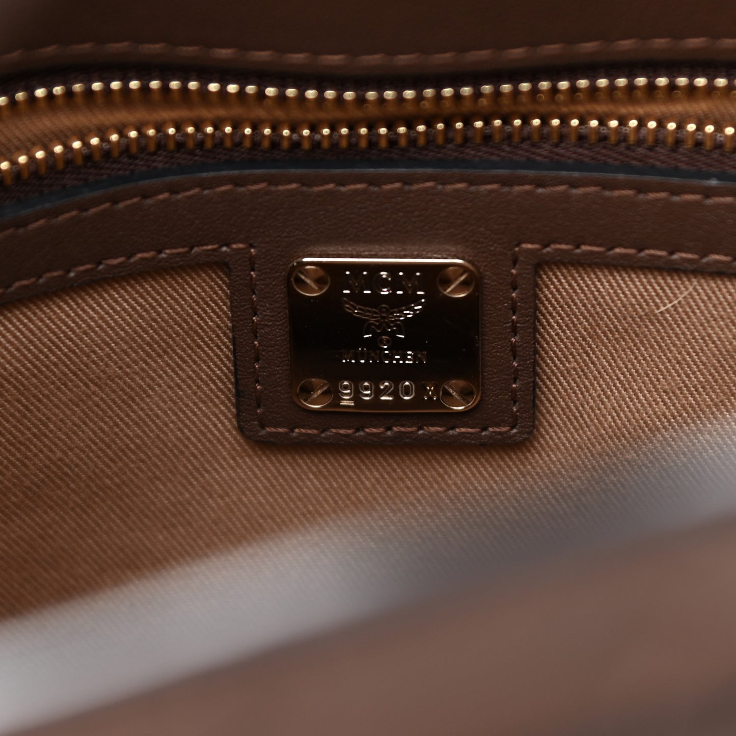 Calfskin Ottomar Monogram Medium Essential Tote Chestnut