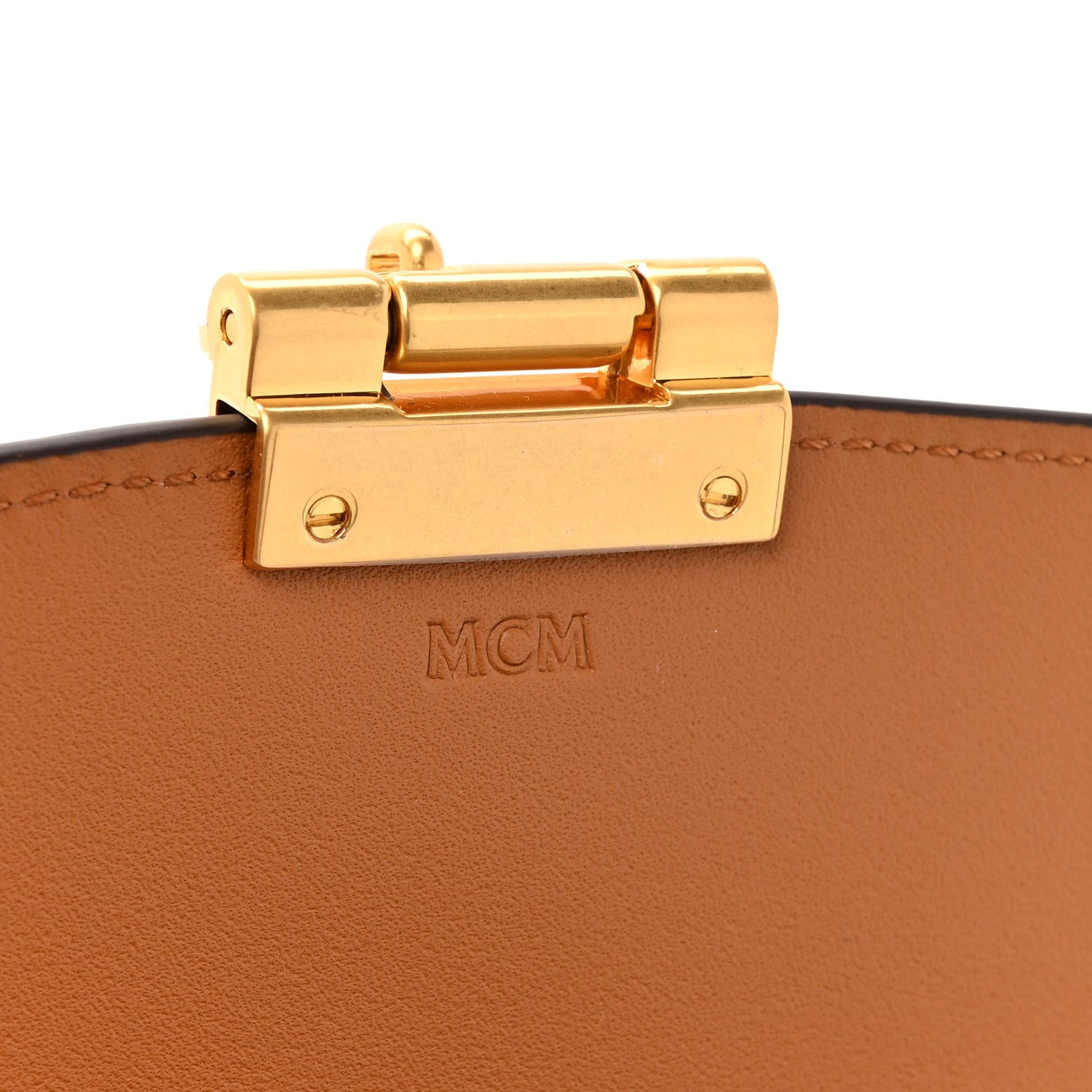 MCM Lauretos Visetos Monogram Mini Tracy Crossbody Bag Black