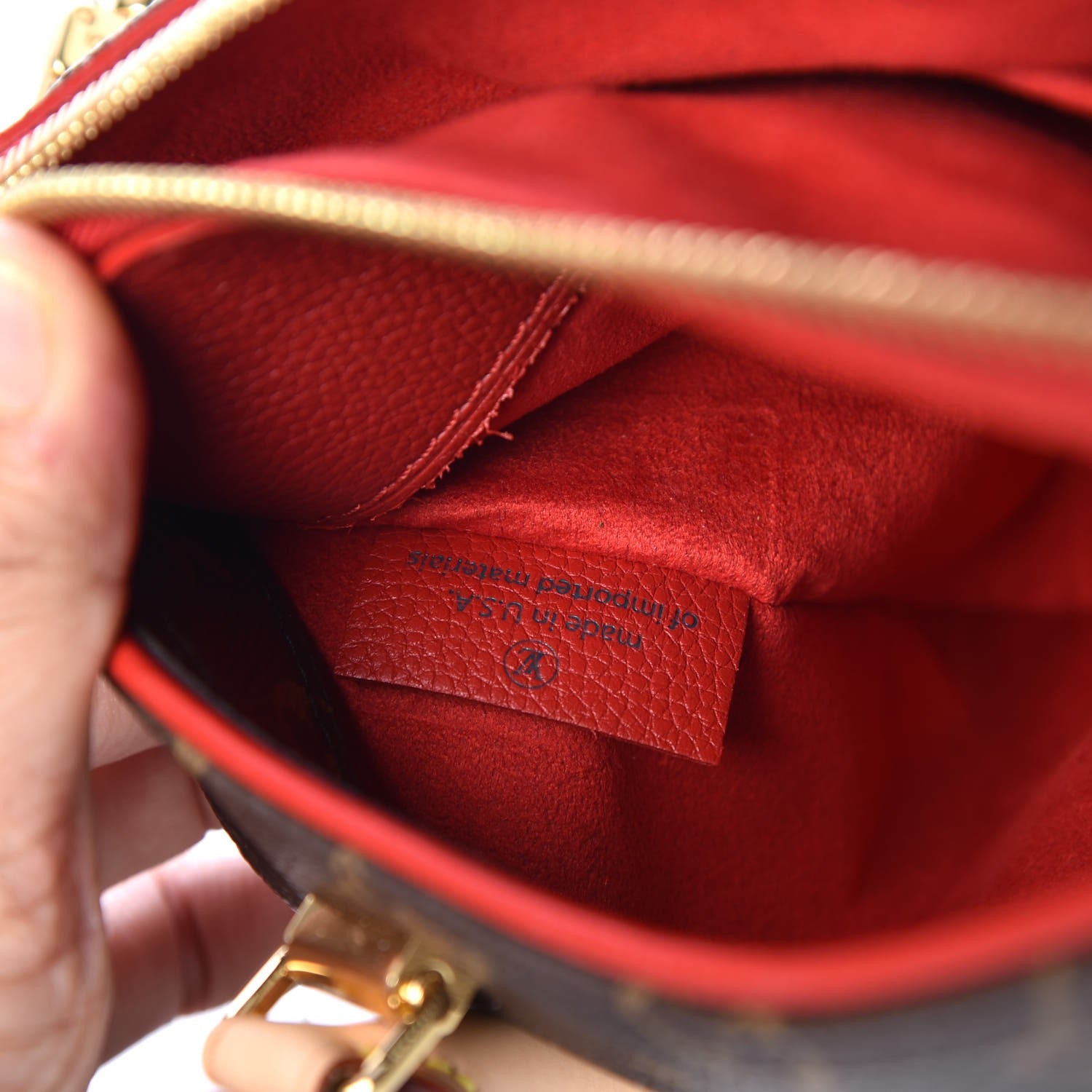 Louis Vuitton Monogram Pallas BB Cherry 7 of 7