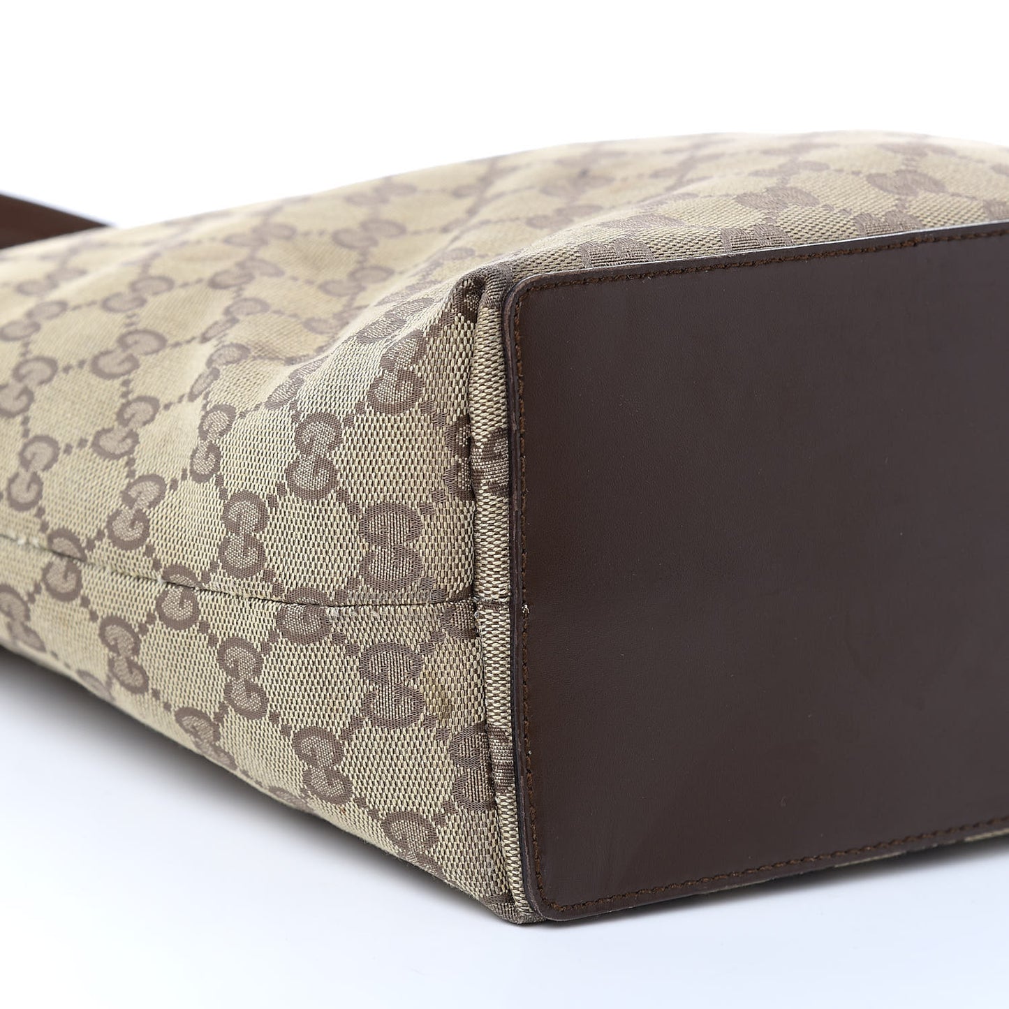 Monogram Large Bucket Tote Dark Brown
