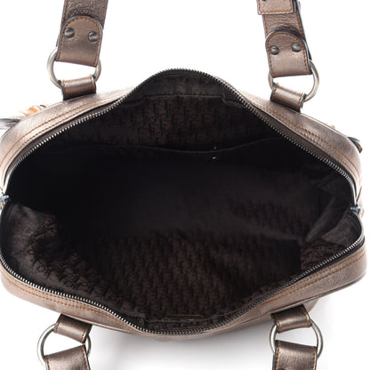 Christian Dior Metallic Calfskin Medium Gaucho Double Saddle Bronze 5 of 11