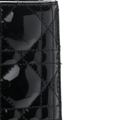 Christian Dior Patent Cannage Large Lady Dior Black 11 of 12