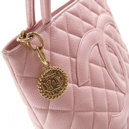 Chanel Caviar Medallion Tote Pink 8 of 12