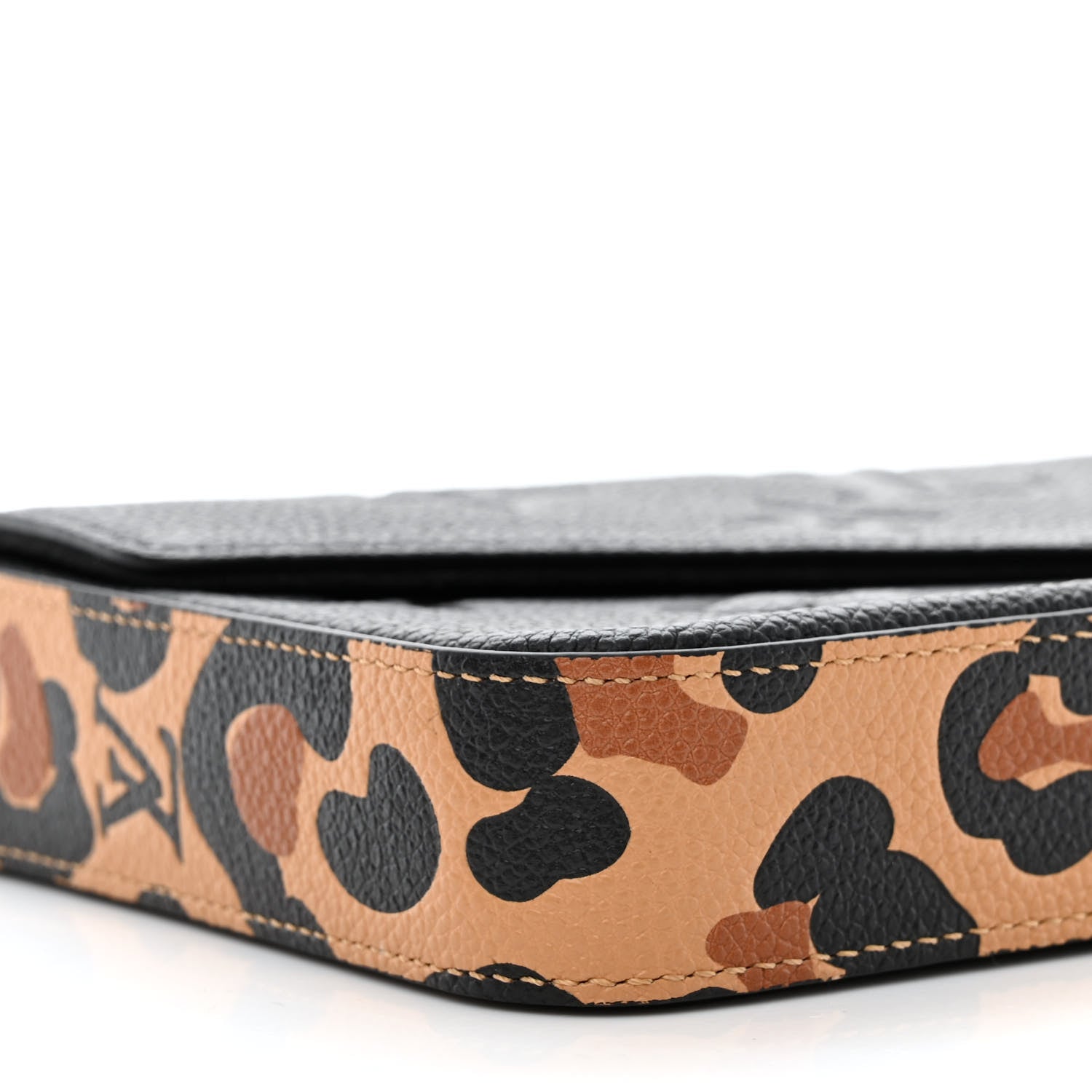 Louis Vuitton Monogram Animal Print Pochette Felicie Chain Wallet 11 of 14