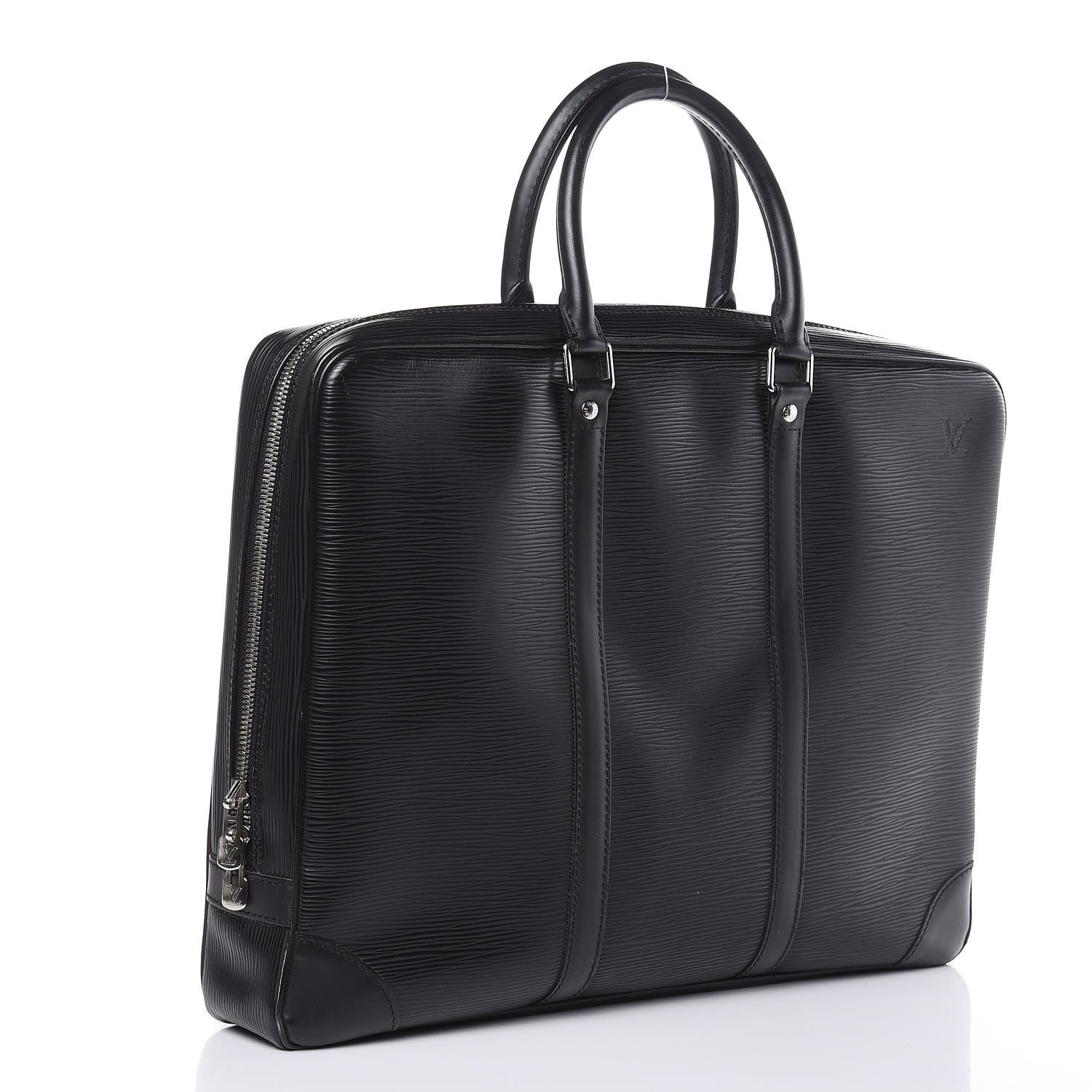 Louis Vuitton Epi Porte-Documents Voyage Briefcase Black 3 of 14