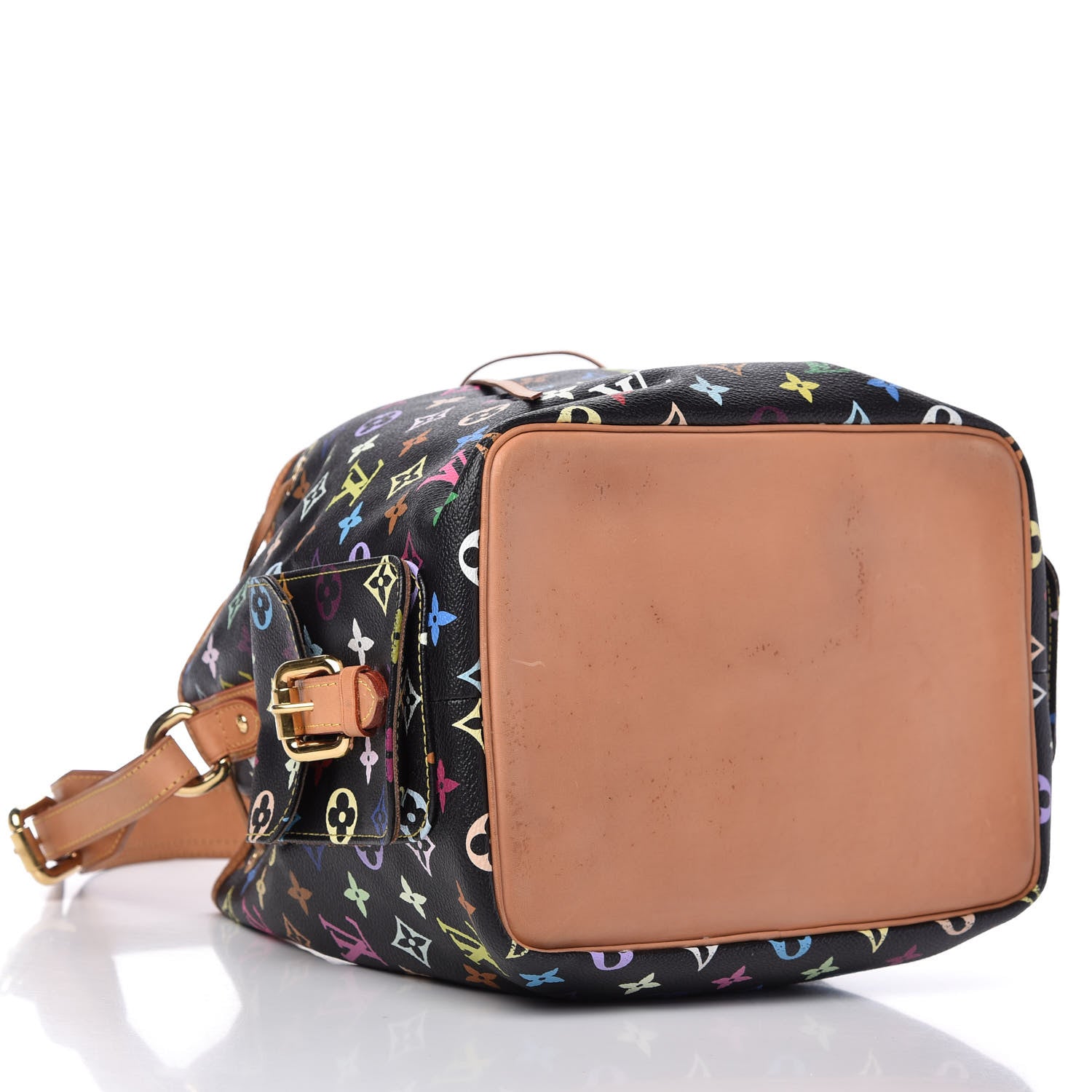 Louis Vuitton Monogram Multicolor Petit Noe Black 4 of 10