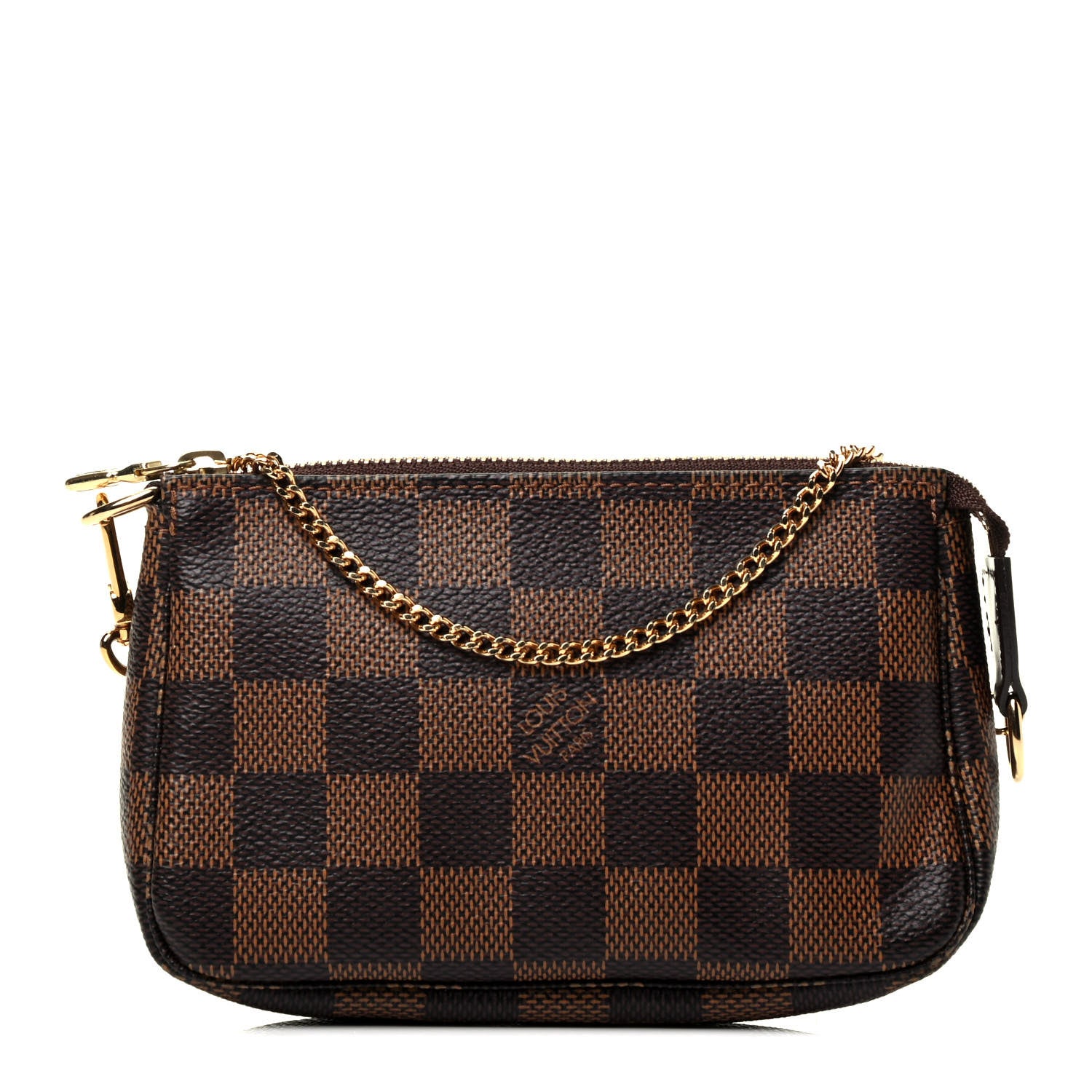 Louis Vuitton Damier Ebene Mini Pochette Accessories 1 of 8