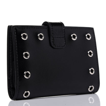 Givenchy Calfskin Eyelet GV3 Card Case Black 3 of 11