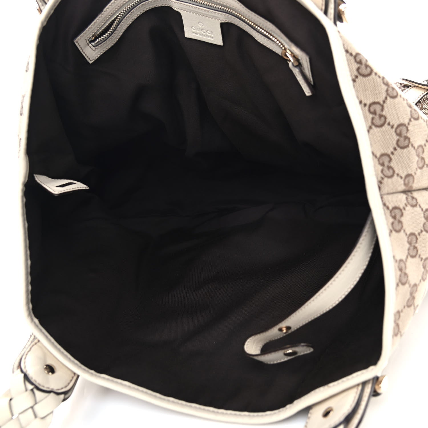 Gucci Monogram Medium Pelham Shoulder Bag Off White 7 of 9