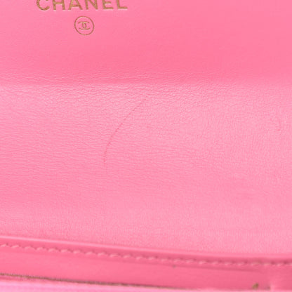 Chanel Lambskin Quilted Medium Boy Flap Wallet Pink 13 of 14