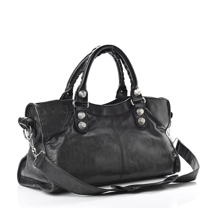 Balenciaga Agneau Giant 21 Silver Hardware Part Time Black 3 of 19
