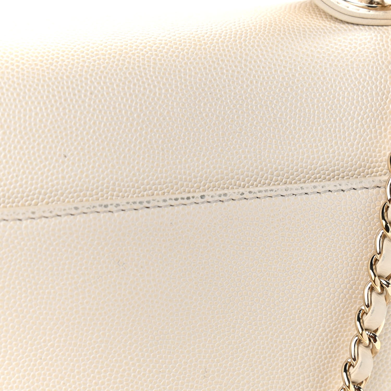Chanel Caviar Quilted Small Business Affinity Flap White 8 of 10