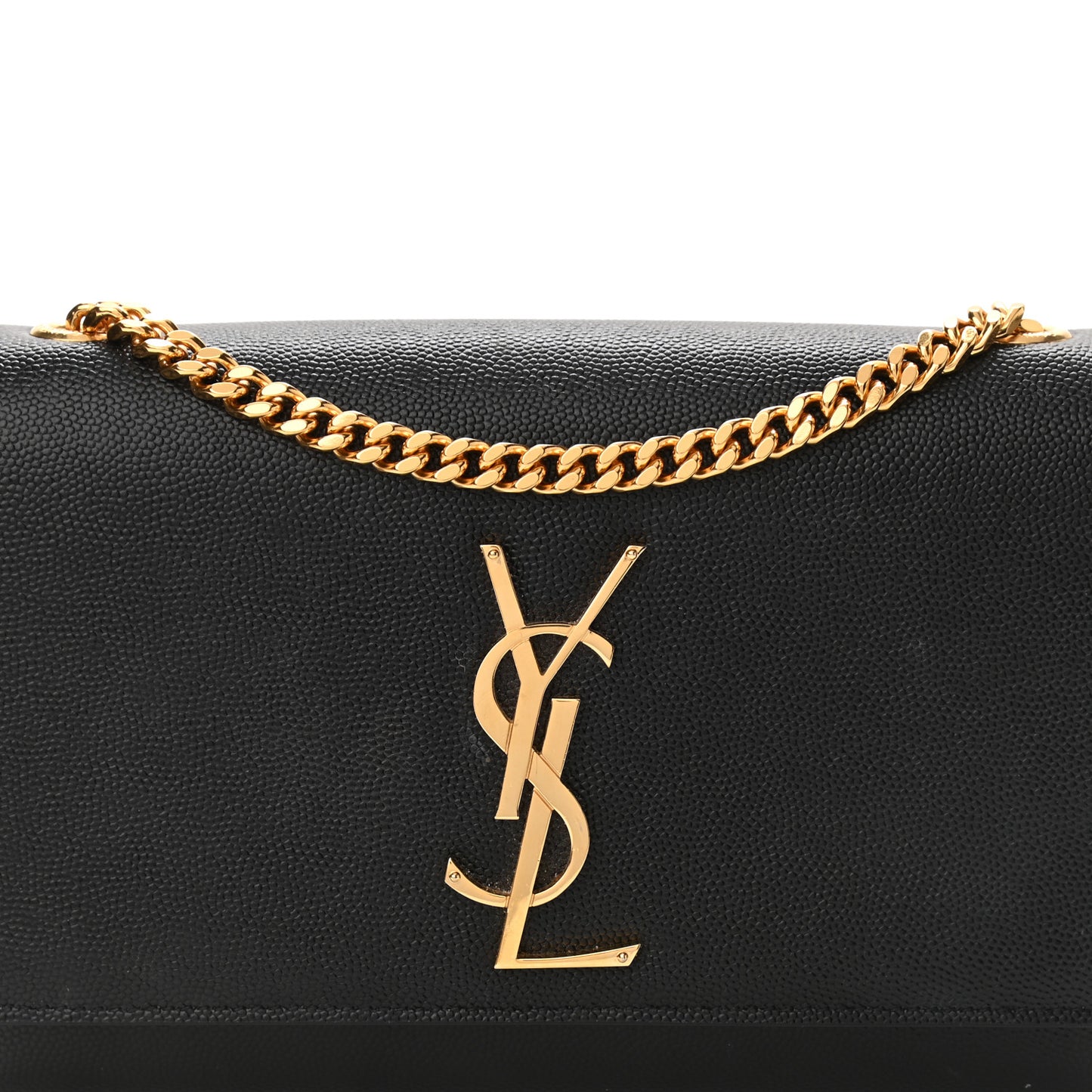 Grain De Poudre Small Monogram Kate Satchel Black