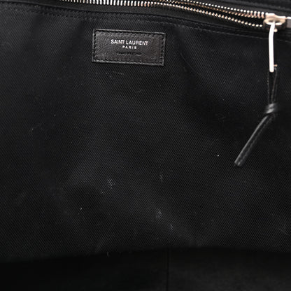 Saint Laurent Calfskin Rive Gauche North South Tote Black 12 of 12