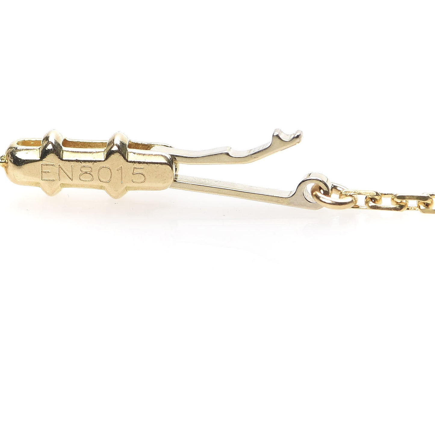 18K Yellow Gold LOVE Screwdriver Charm Pendant Necklace