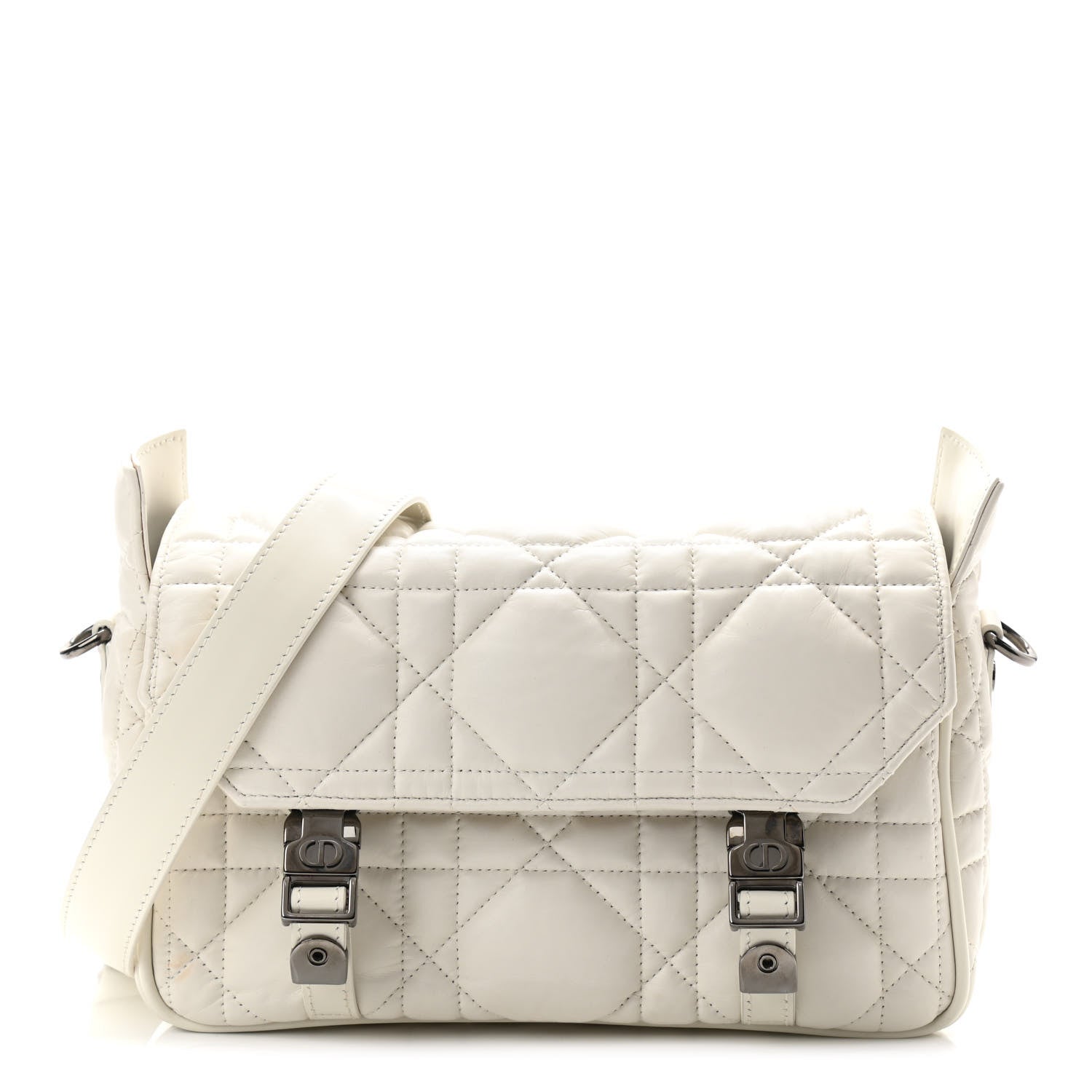 Christian Dior Calfskin Macrocannage Small Diorcamp Messenger Latte 1 of 10