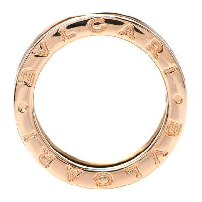 Bulgari 18K Rose Gold B.Zero1 Three-Band Ring 50 5.25 4 of 6