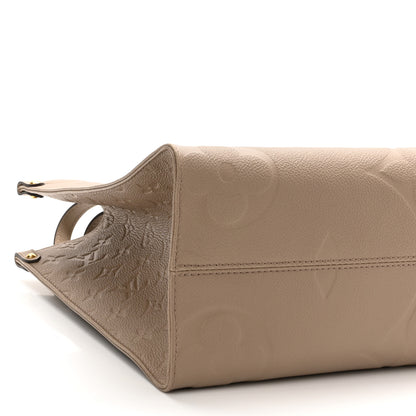 Louis Vuitton Empreinte Monogram Giant Onthego MM Tourterelle 8 of 9