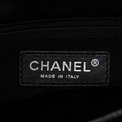 Chanel Caviar Quilted Small Rock In Rome Flap Black 7 of 8