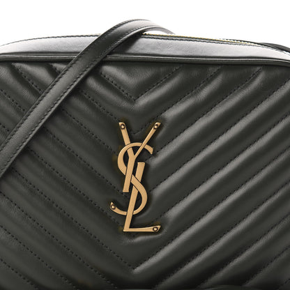 Saint Laurent Calfskin Matelasse Monogram Lou Camera Bag Green 10 of 10