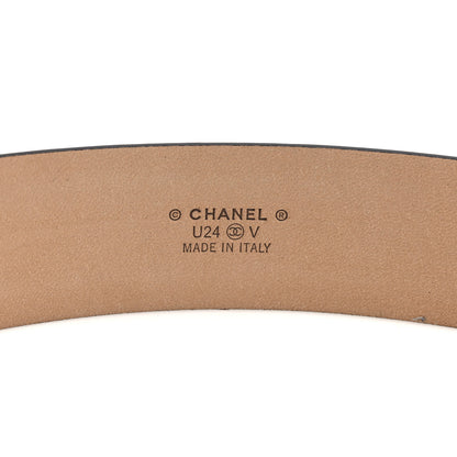 Chanel Calfskin Belt 115 46 Black 3 of 7