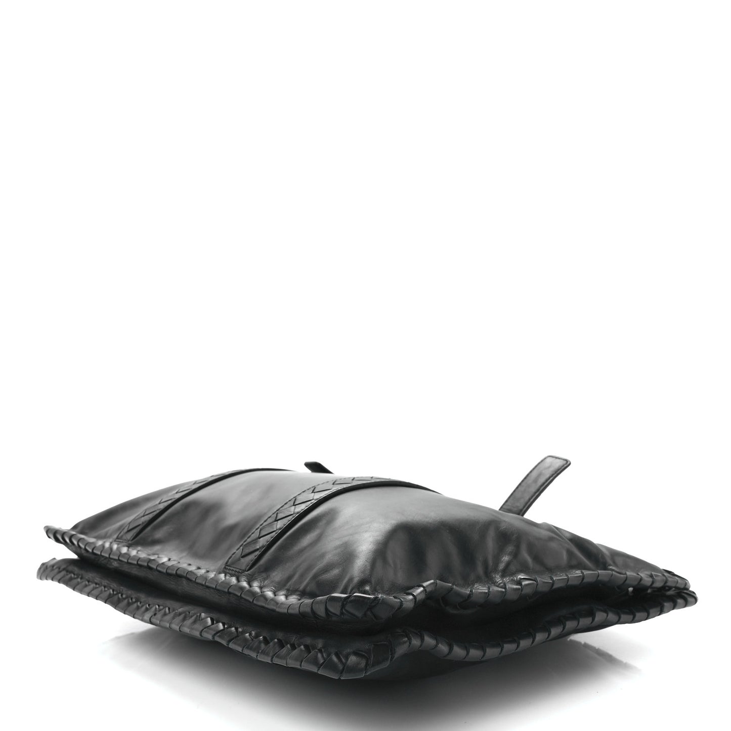 Calfskin Intrecciato Briefcase Black