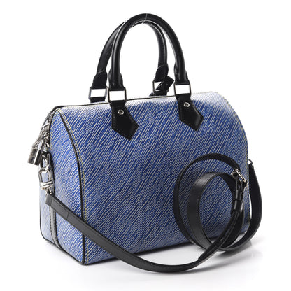 Louis Vuitton Epi Speedy Bandouliere 25 Denim Light 3 of 10