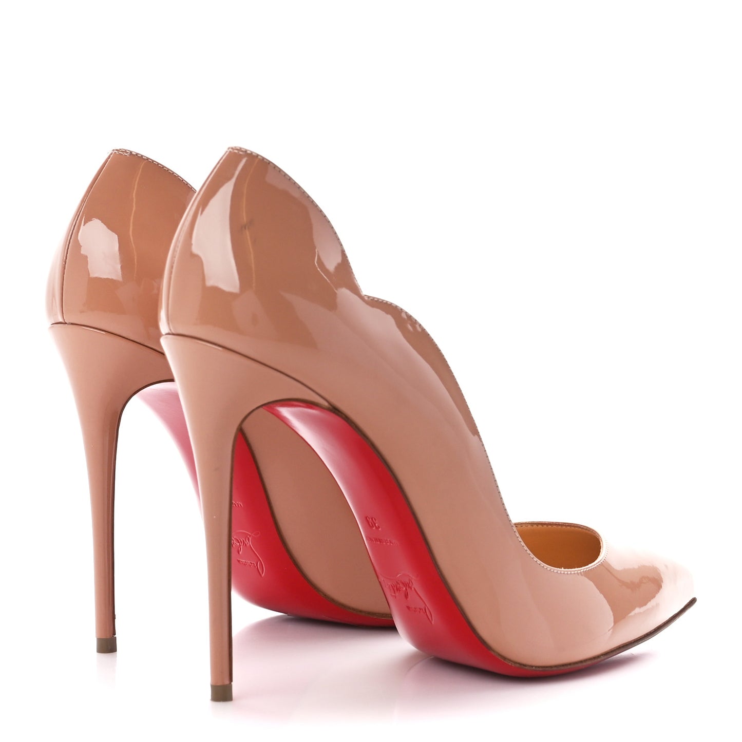 Patent Hot Chick 100 Pumps 39 Nude