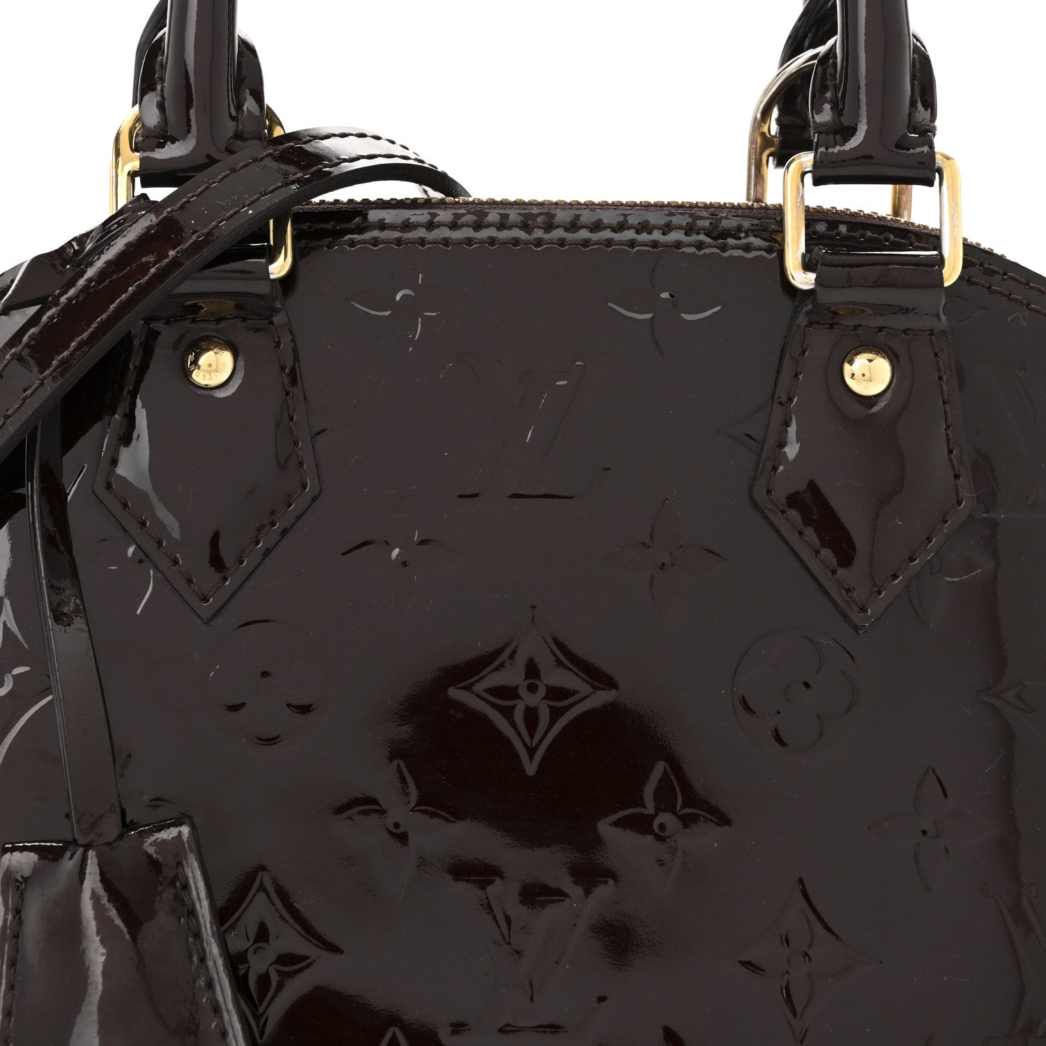 Louis Vuitton Vernis Alma BB Amarante 8 of 11