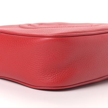 Gucci Pebbled Calfskin Small Soho Disco Bag Tabasco Red 8 of 11