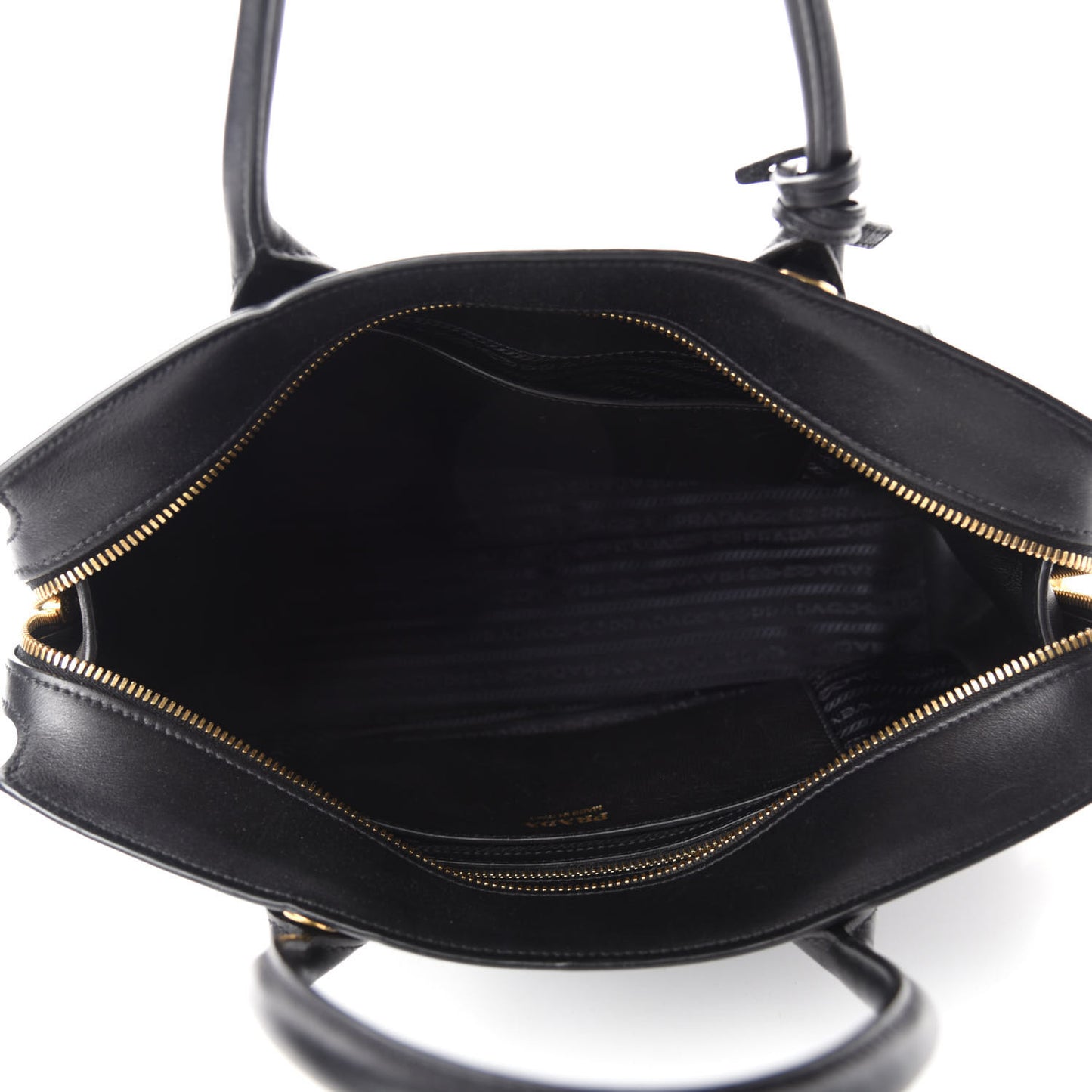 Saffiano City Calfskin Medium Esplanade Tote Black
