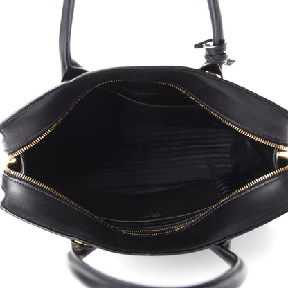 Prada Saffiano City Calfskin Medium Esplanade Tote Black 5 of 10