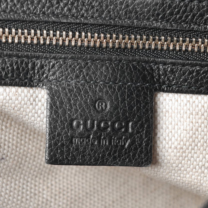 Gucci Pebbled Calfskin Medium Soho Chain Shoulder Bag Black 6 of 9