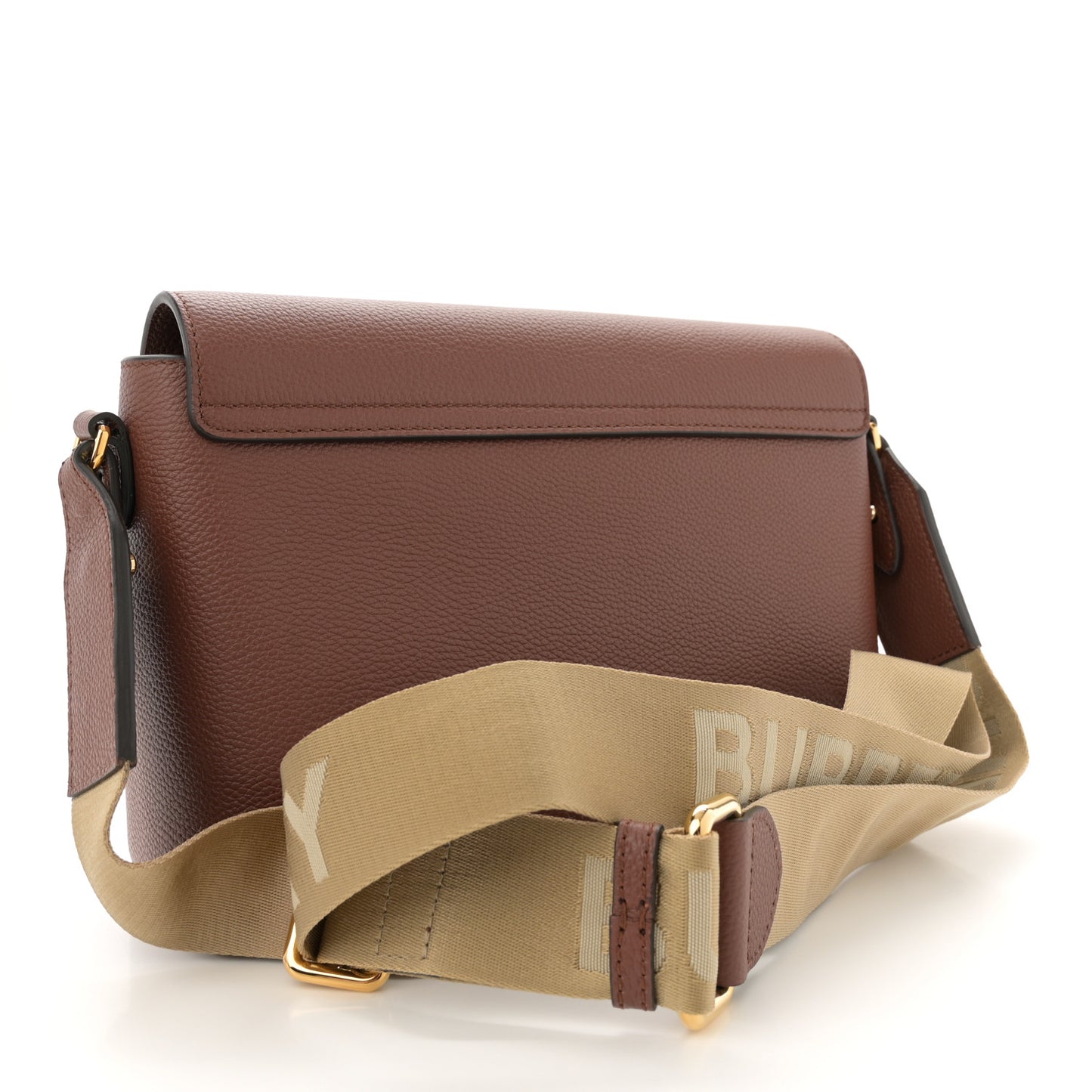 Calfskin Vintage Check Note Crossbody Bag Tan