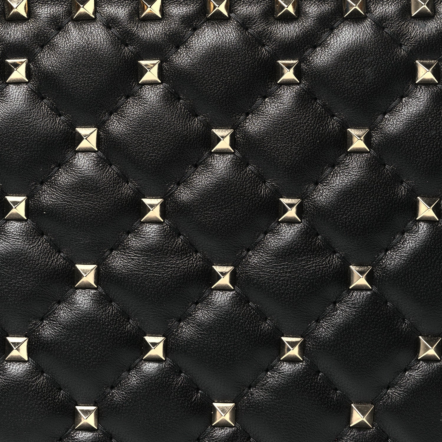 Valentino Garavani Nappa Rockstud Spike Shoulder Bag Black 8 of 11