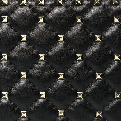 Valentino Garavani Nappa Rockstud Spike Shoulder Bag Black 8 of 11