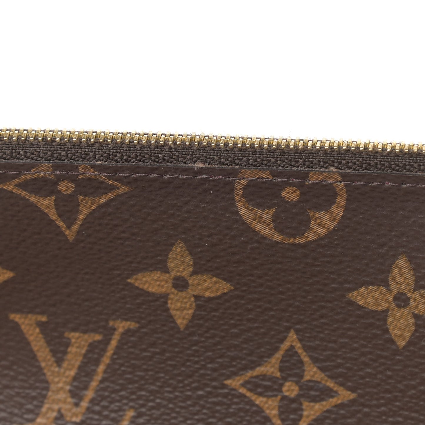 Monogram Pochette Felicie Chain Wallet Fuchsia