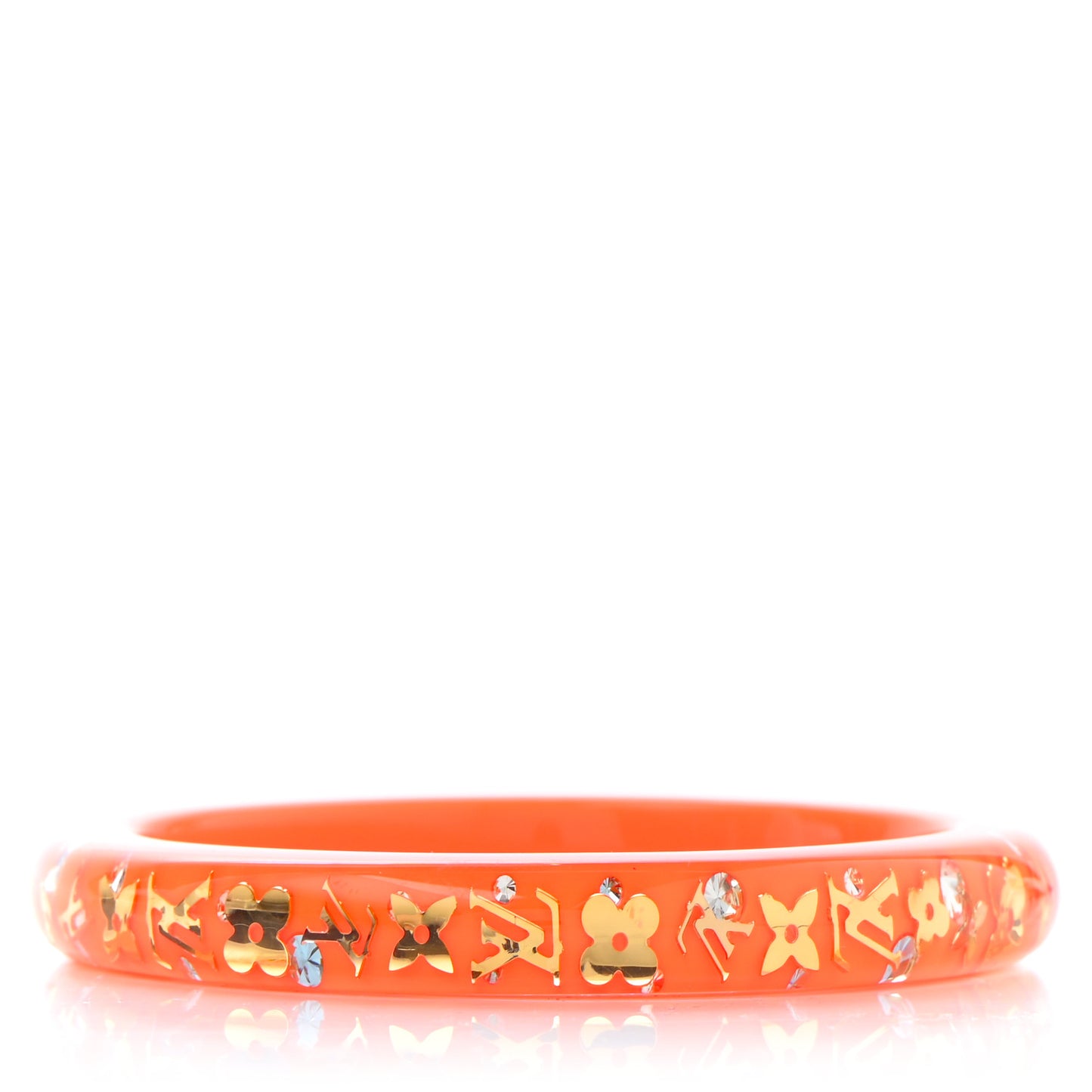 Resin Swarovski Medium Inclusion Bracelet PM Orange Sunset