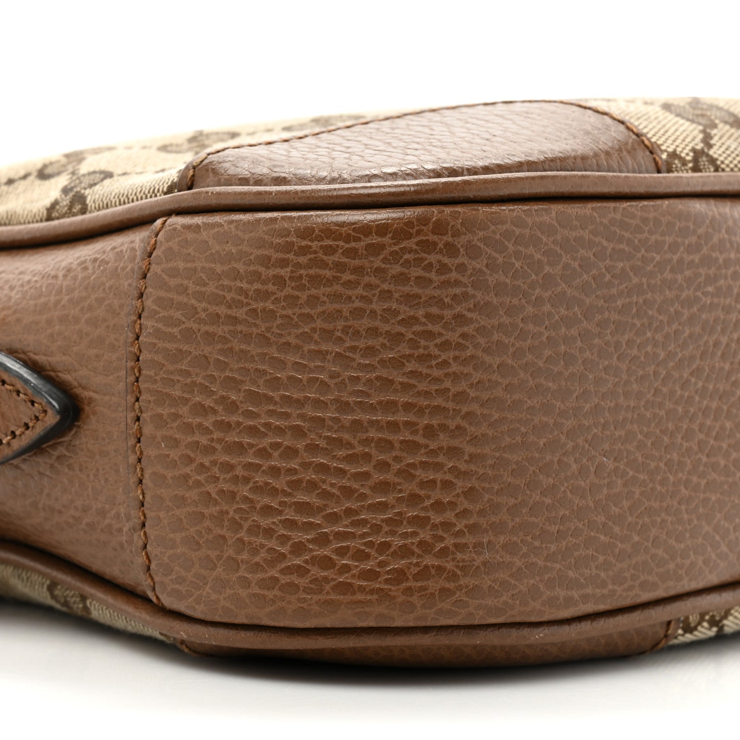 Monogram Mini Bree Messenger Bag Beige Tabacco