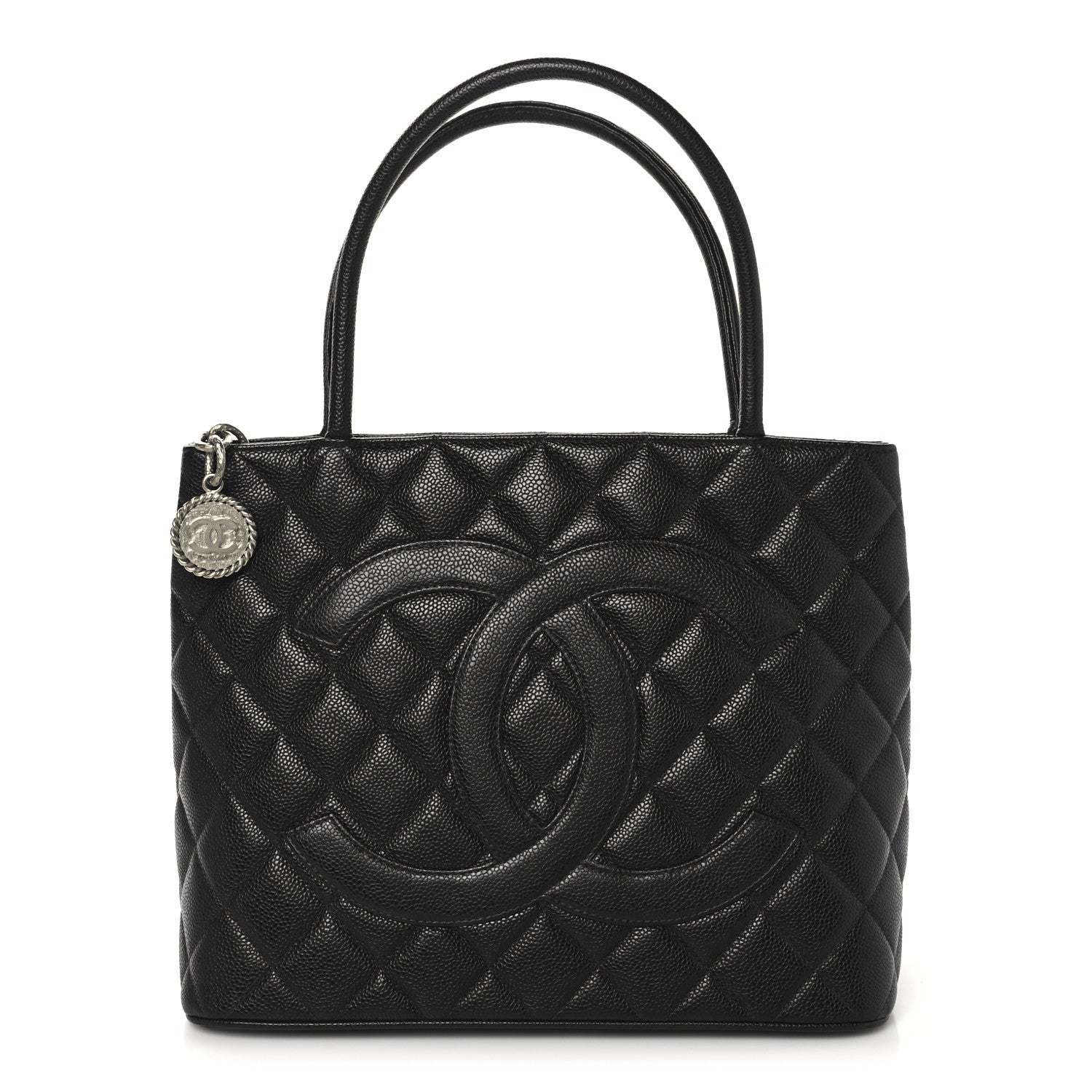Chanel Caviar Quilted Medallion Tote Black 1 of 10