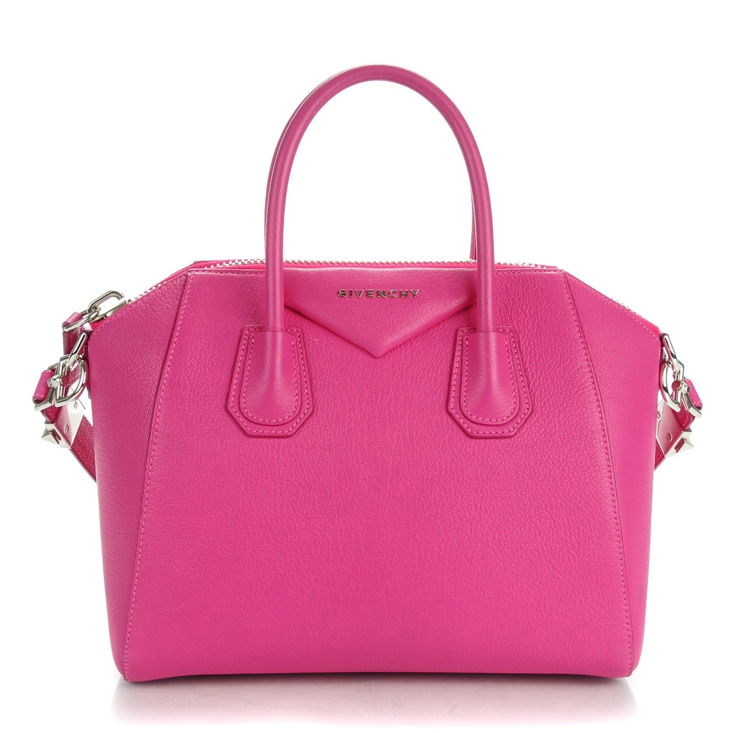 Givenchy Sugar Goatskin Small Antigona Fuchsia 1 of 7