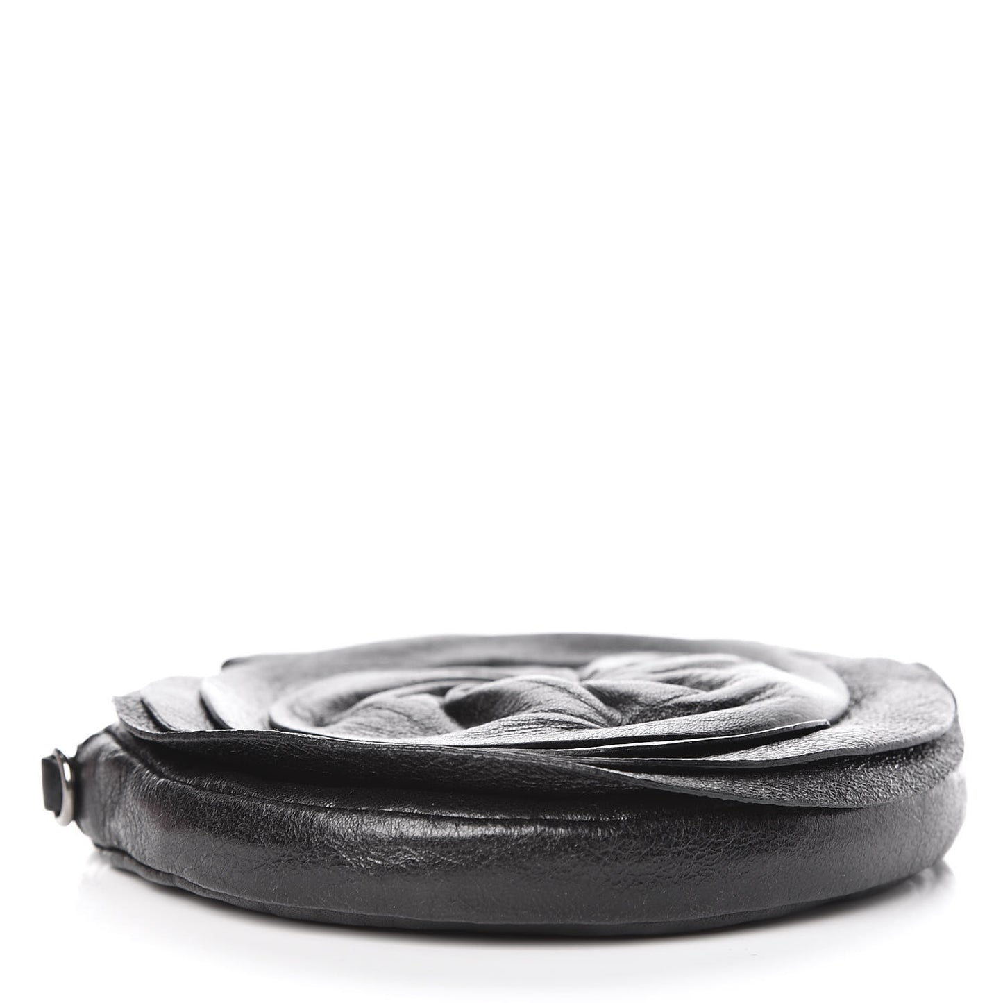 Nappa Mini Petale Crossbody Bag Black