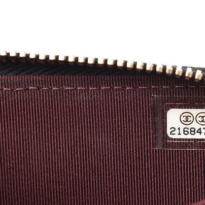 Chanel Lambskin Quilted Zip Coin Purse Black 7 of 8