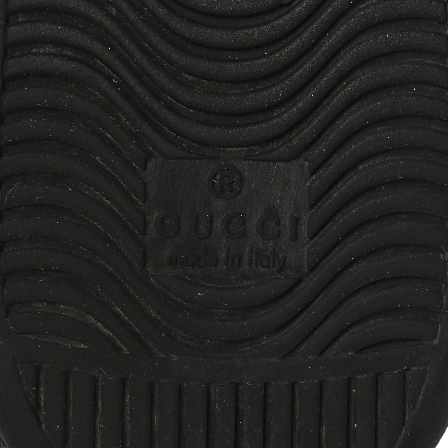 Gucci Calfskin GG Tennis Embossed Mens Ace Sneakers 10.5 Black 9 of 9