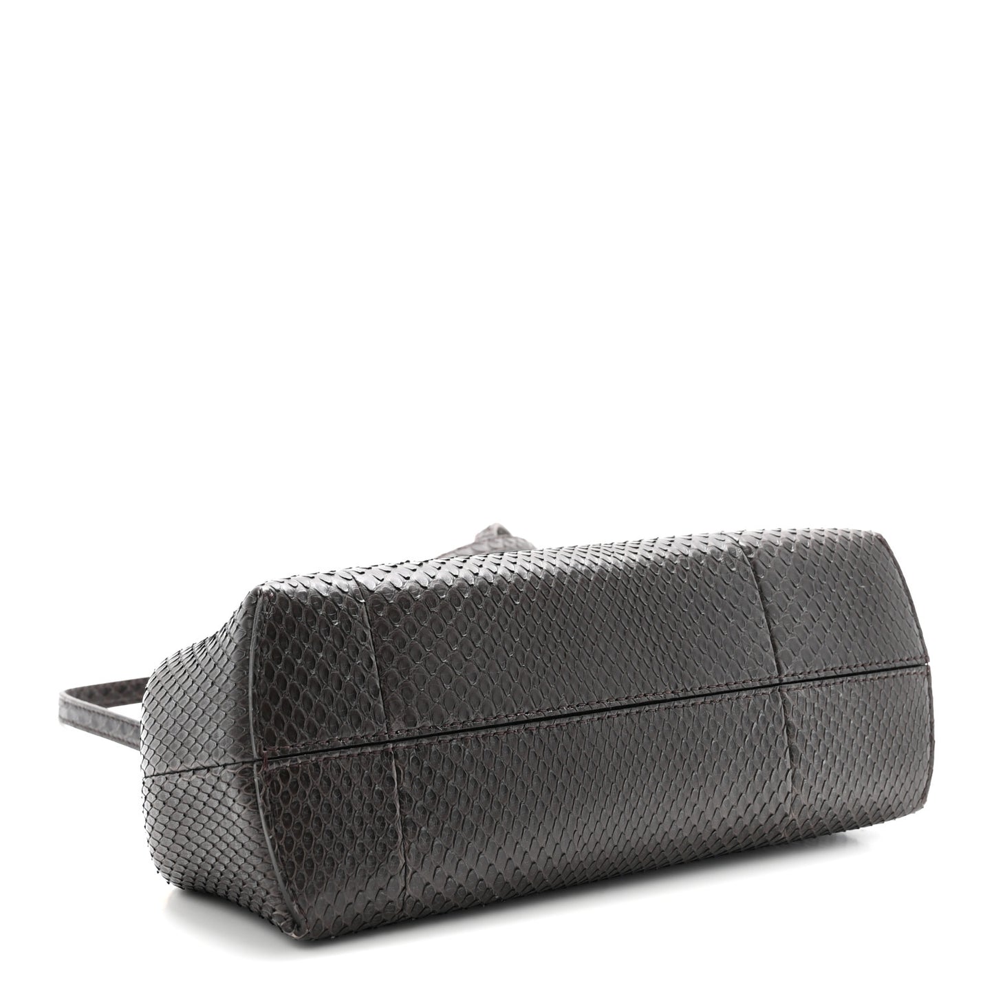 Snakeskin Small Fendi First Brown