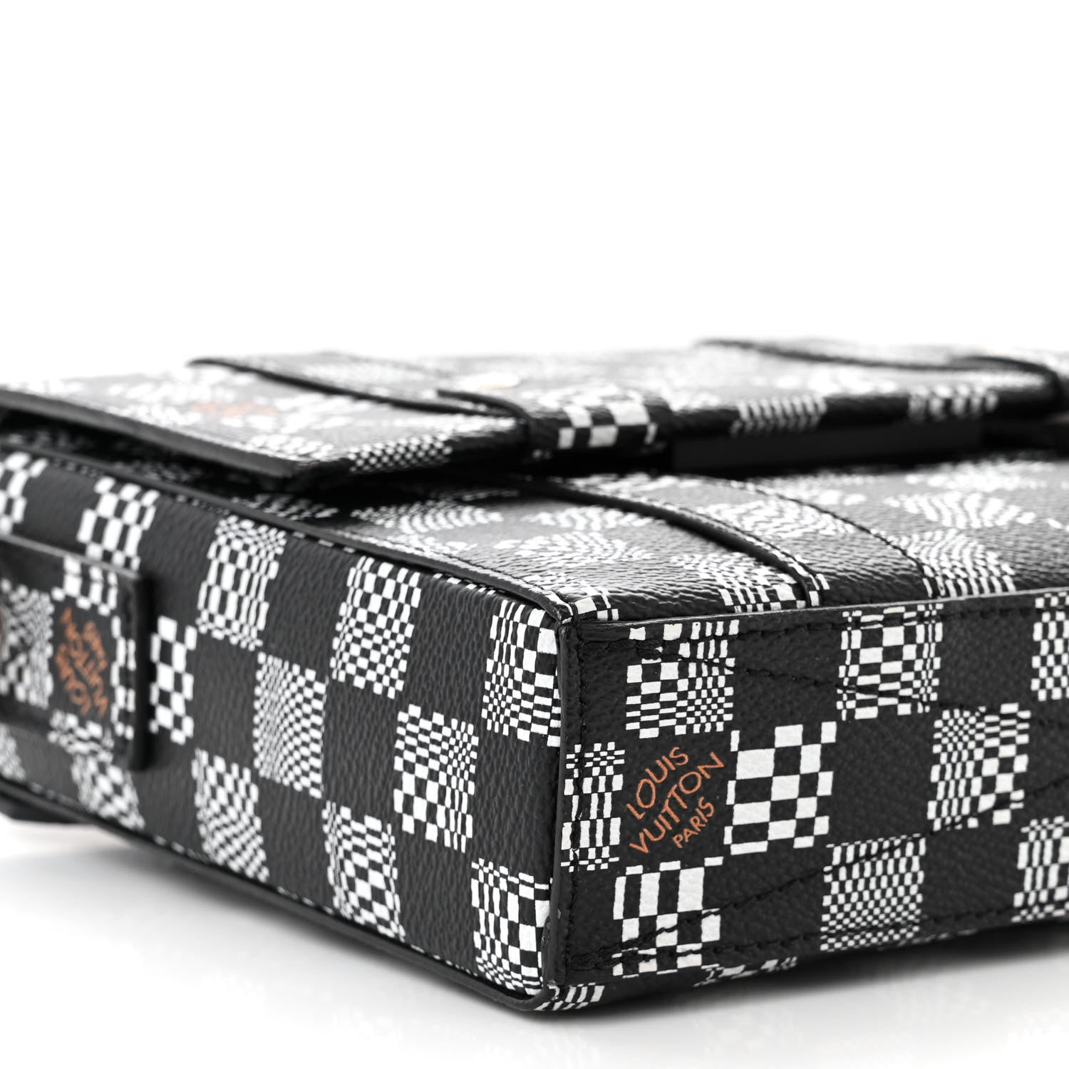 Louis Vuitton Damier Distorted Flap Soft Trunk Messenger 8 of 11