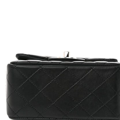 Chanel Lambskin Quilted Mini Square Flap Black 11 of 12