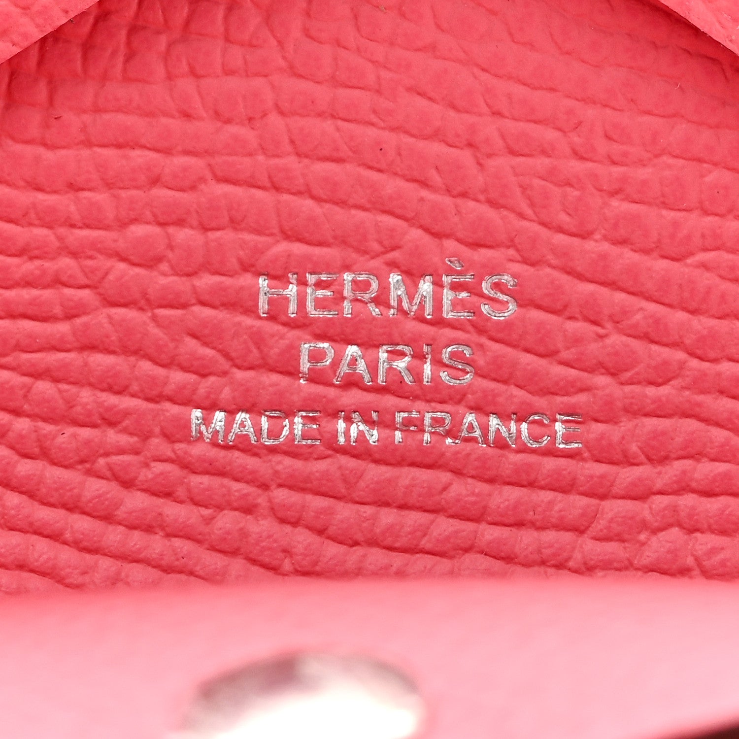 Hermes Epsom Calvi Duo Card Case Rose Azalee 6 of 8