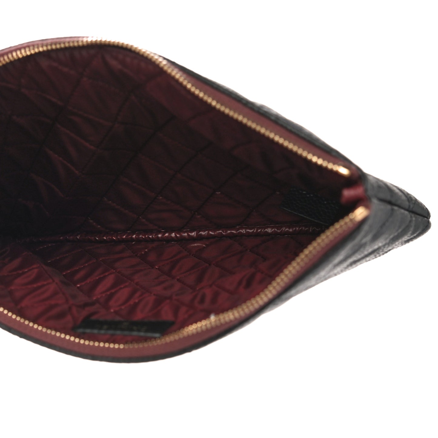 Caviar Quilted Medium Cosmetic Case Black